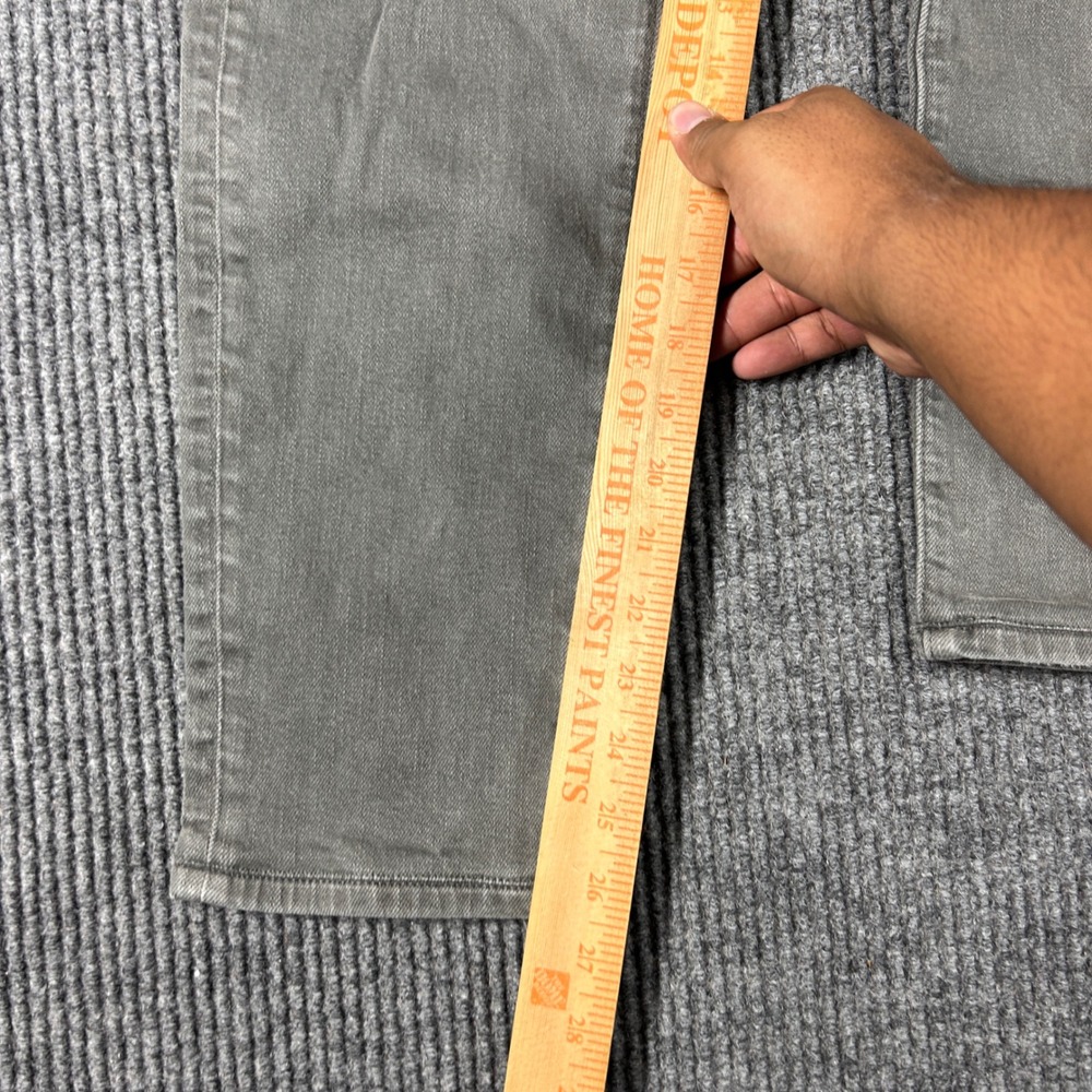 American Eagle Jeans Men's 28x30 Athletic Fit Gray Denim Pants Stretch - Picture 8 of 11